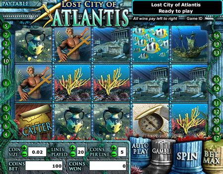 The Lost City Of Atlantis Slot Grátis